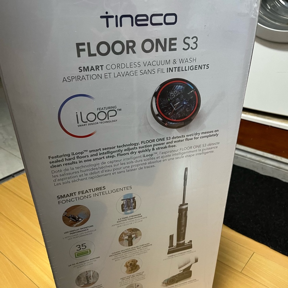 Brand new in box Tineco vacuum mop